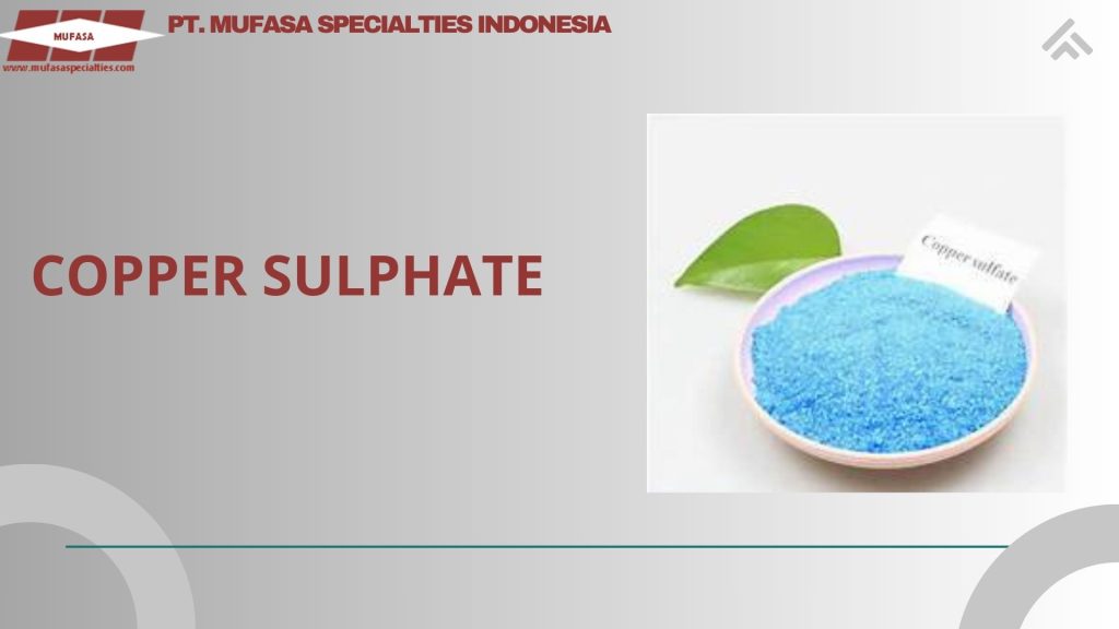 Copper Sulphate Adalah